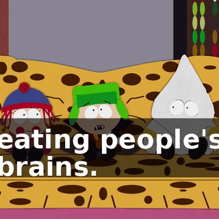 eating people's brains.