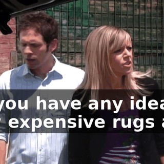 Do you have any idea how expensive rugs are?