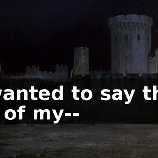 I wanted to say that all of my--