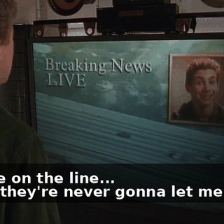 - We're on the line... - Now they're never gonna let me drive!