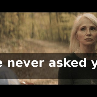 We never asked you to.