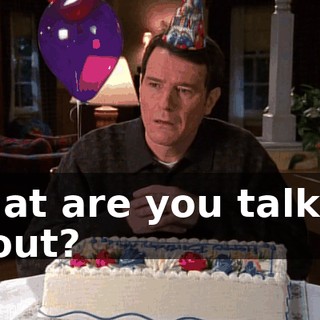What are you talking about?