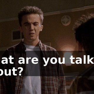 What are you talking about?