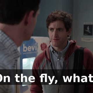 On the fly, what?