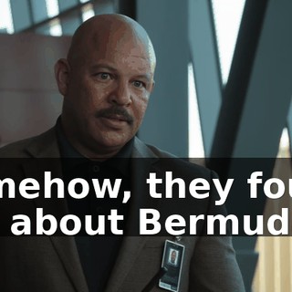 Somehow, they found out about Bermuda.
