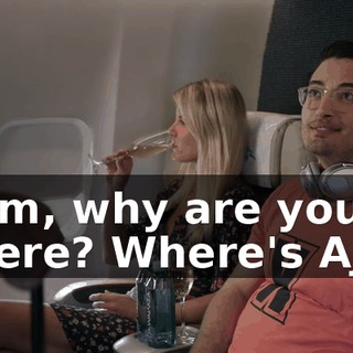 Um, why are you here? Where's AJ?