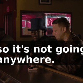 so it's not going anywhere.