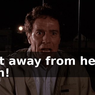 Get away from here, son!