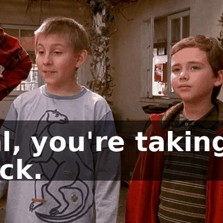 Hal, you're taking it back.