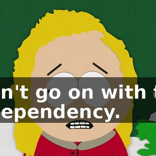 I can't go on with this codependency.