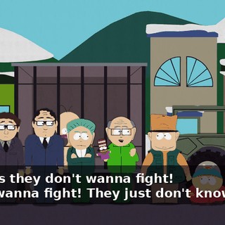 - I guess they don't wanna fight! - They wanna fight! They just don't know it yet!