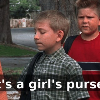 It's a girl's purse.