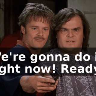 We're gonna do it right now! Ready?
