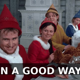 IN A GOOD WAY.