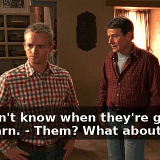 - I don't know when they're going to learn. - Them? What about you?