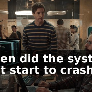 When did the system first start to crash?